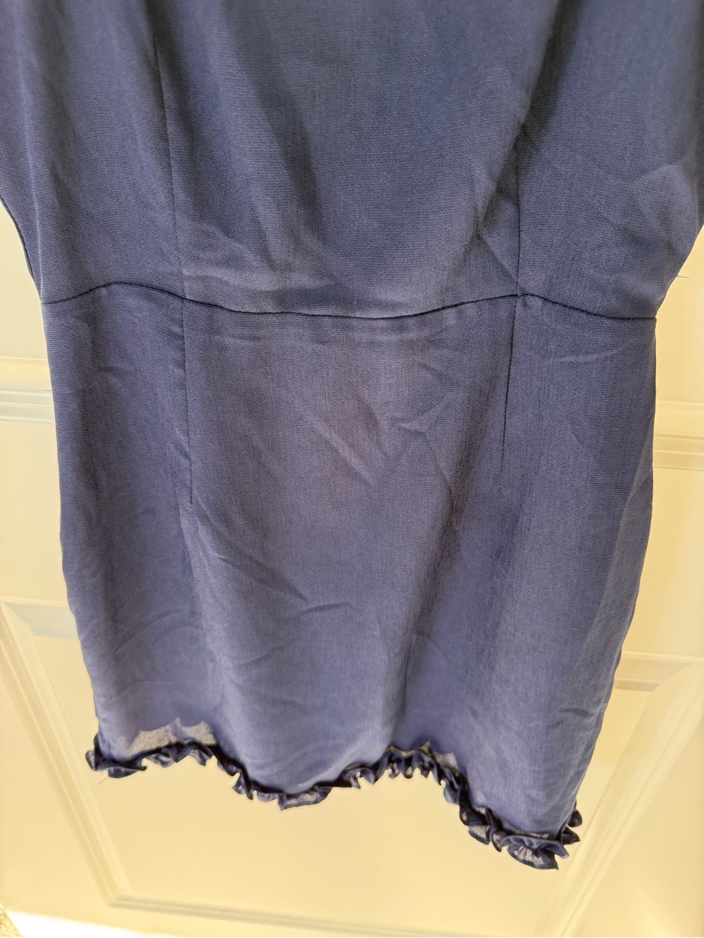 Superdown Mini Ruffle Square Neck Dress Size Small - Picture 3 of 4